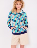 Printed organic cotton sweatshirt femme La Fiancée