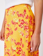 Fluid flared midi skirt femme La Fianc&eacute;e