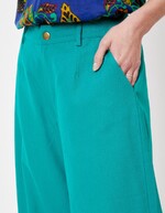 Flared 7/8 cotton pants femme La Fianc&eacute;e