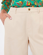 Flared 7/8 cotton pants femme La Fianc&eacute;e