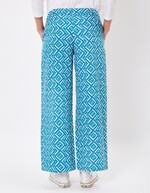 Flared 7/8 cotton pants femme La Fiancée