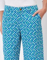 Flared 7/8 cotton pants femme La Fiancée