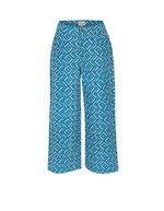 Flared 7/8 cotton pants femme La Fiancée