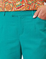 Cigarette-style cotton pants femme La Fianc&eacute;e