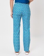 Cigarette-style cotton pants femme La Fiancée
