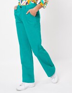 Straight thick cotton pants femme La Fiancée