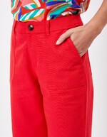 Straight thick cotton pants femme La Fianc&eacute;e