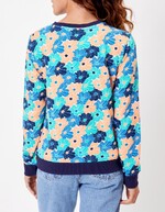Printed organic cotton sweatshirt femme La Fiancée