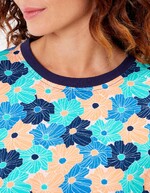 Printed organic cotton sweatshirt femme La Fiancée