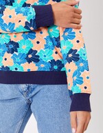 Printed organic cotton sweatshirt femme La Fiancée