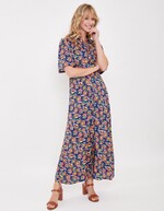 Long fluid shirt dress femme La Fiancée