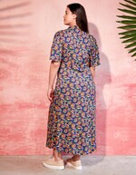 Long fluid shirt dress femme La Fiancée