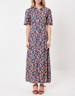 Long fluid shirt dress femme La Fiancée