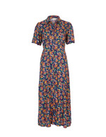 Long fluid shirt dress femme La Fiancée