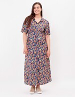 Long fluid shirt dress femme La Fiancée