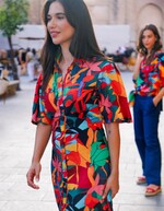 Long fluid shirt dress femme La Fianc&eacute;e