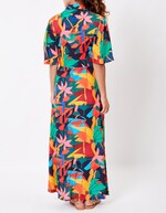 Long fluid shirt dress femme La Fianc&eacute;e