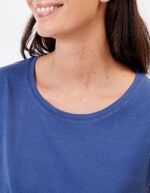 Organic cotton lace t-shirt femme La Fiancée