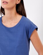 Organic cotton lace t-shirt femme La Fiancée