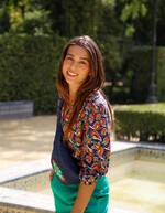 Fluid 3/4-sleeve top femme La Fianc&eacute;e