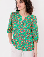 Fluid 3/4-sleeve top femme La Fianc&eacute;e