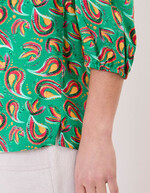 Fluid 3/4-sleeve top femme La Fianc&eacute;e