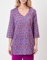 Women’s organic cotton voile tunic femme La Fiancée