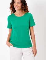 Organic cotton slub t-shirt femme La Fiancée