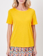 Organic cotton slub t-shirt femme La Fiancée