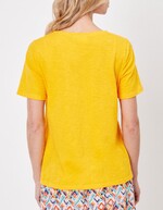 Organic cotton slub t-shirt femme La Fiancée