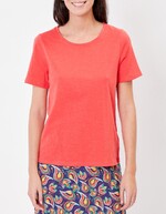 Organic cotton slub t-shirt femme La Fiancée