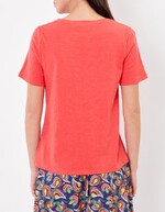 Organic cotton slub t-shirt femme La Fiancée