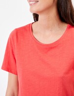 Organic cotton slub t-shirt femme La Fiancée
