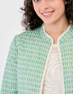 Lined quilted organic cotton jacket femme La Fiancée