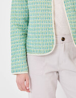 Lined quilted organic cotton jacket femme La Fiancée