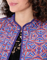 Lined quilted organic cotton jacket femme La Fiancée