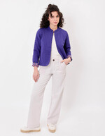 Lined quilted organic cotton jacket femme La Fiancée