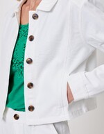 Short organic cotton jacket femme La Fiancée