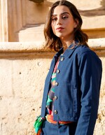 Short organic cotton jacket femme La Fiancée