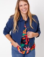 Short organic cotton jacket femme La Fiancée
