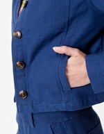 Short organic cotton jacket femme La Fiancée
