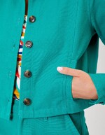 Short organic cotton jacket femme La Fiancée