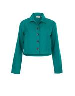 Short organic cotton jacket femme La Fiancée