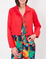 Short organic cotton jacket femme La Fiancée