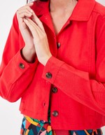 Short organic cotton jacket femme La Fiancée