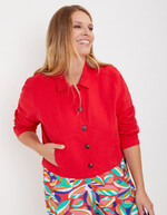 Short organic cotton jacket femme La Fiancée