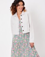 Short organic cotton jacket femme La Fiancée