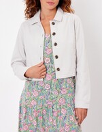 Short organic cotton jacket femme La Fiancée