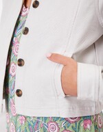 Short organic cotton jacket femme La Fiancée
