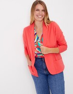 Soft organic knit jacket femme La Fianc&eacute;e